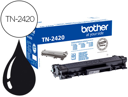 BROTHER - TONER PARA DCP-L2510/ 2530 / 2550 / HL-L2375 ALTA CAPACIDAD NEGRO 3000 PAG (Ref.TN-2420)