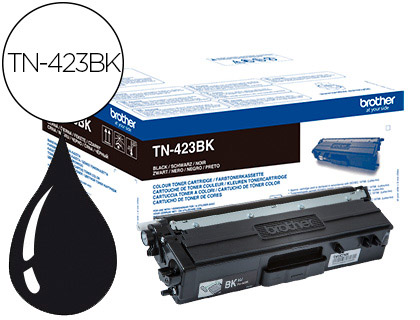 BROTHER - TONER TN-423 PARA DCP-L8410 CDN / 8410 CDW / HL-L8260 CDW / MFC-L8360 CDW / 8690 CDW / 8900 CDW NEGRO (Ref.TN-423BK)