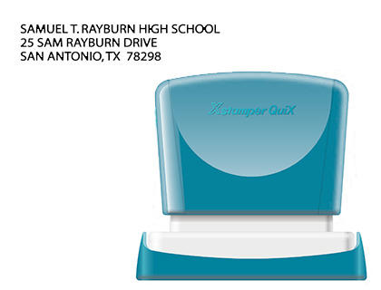 X'STAMPER QUIX - SELLO PERSONALIZABLE COLOR NEGRO MEDIDAS 14X60 MM Q-14 (Ref.QPTL-Q1460RE Q14 NE)