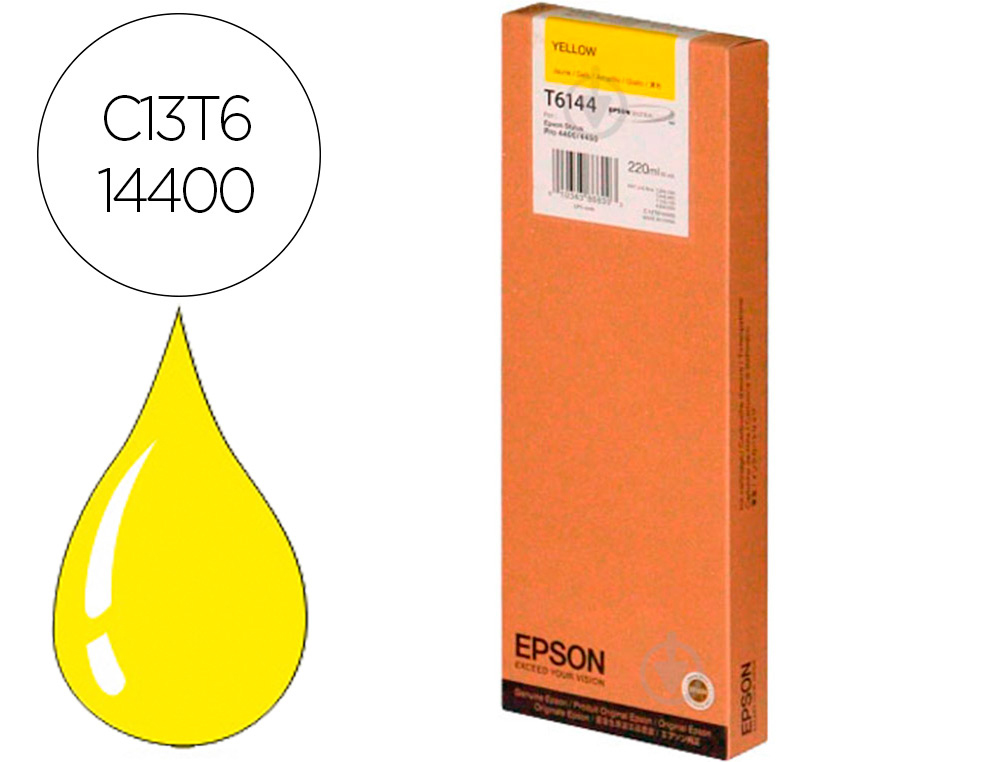 EPSON - Ink-jet gf stylus photo 4450/4400 amarillo alta capacidad (Ref. C13T614400)