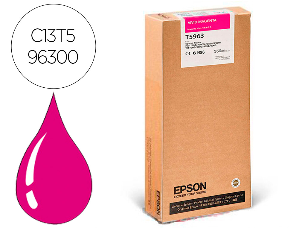 EPSON - Ink-jet gf stylus photo 7900/9900 magenta vivo (Ref. C13T596300)