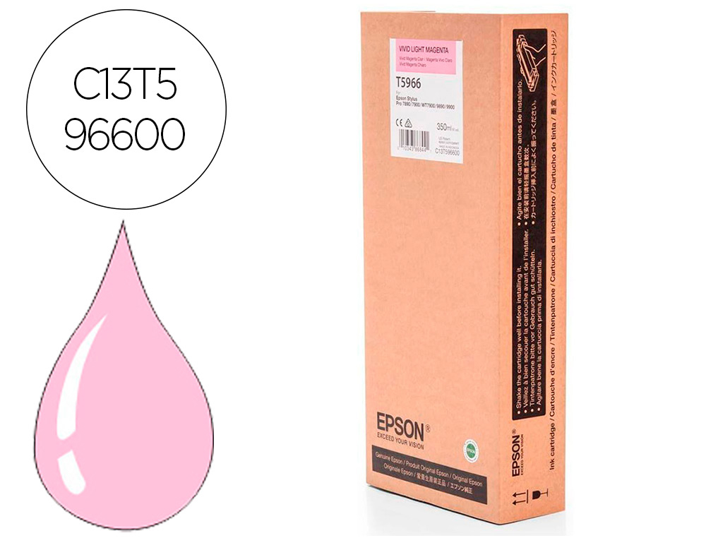 EPSON - Ink-jet gf stylus photo 7900/9900 magenta vivo claro (Ref. C13T596600)