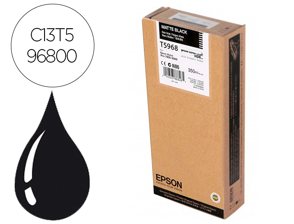 EPSON - Ink-jet gf stylus photo 7900/9900 negro mate (Ref. C13T596800)