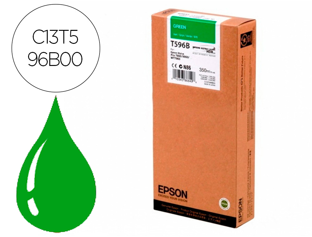 EPSON - Ink-jet gf stylus photo 7900/9900 verde (Ref. C13T596B00)