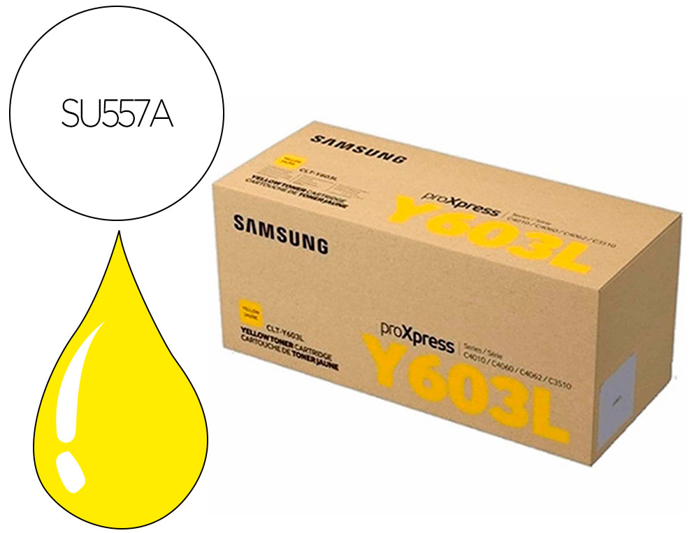 HP ( HEWLETT PACKARD ) - Toner samsung amarillo standard slc4010nd / c4060fx (Ref. SU557A)
