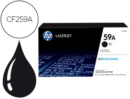 HP ( HEWLETT PACKARD ) - Toner 59a laserjet pro m404 / mfp m428 negro 3000 paginas (Ref. CF259A)