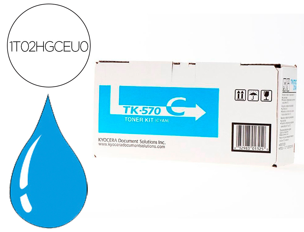 KYOCERA MITA - KYOCERA - Toner toner laser tk570c para fs-5400 cian (Ref. 1T02HGCEU0)
