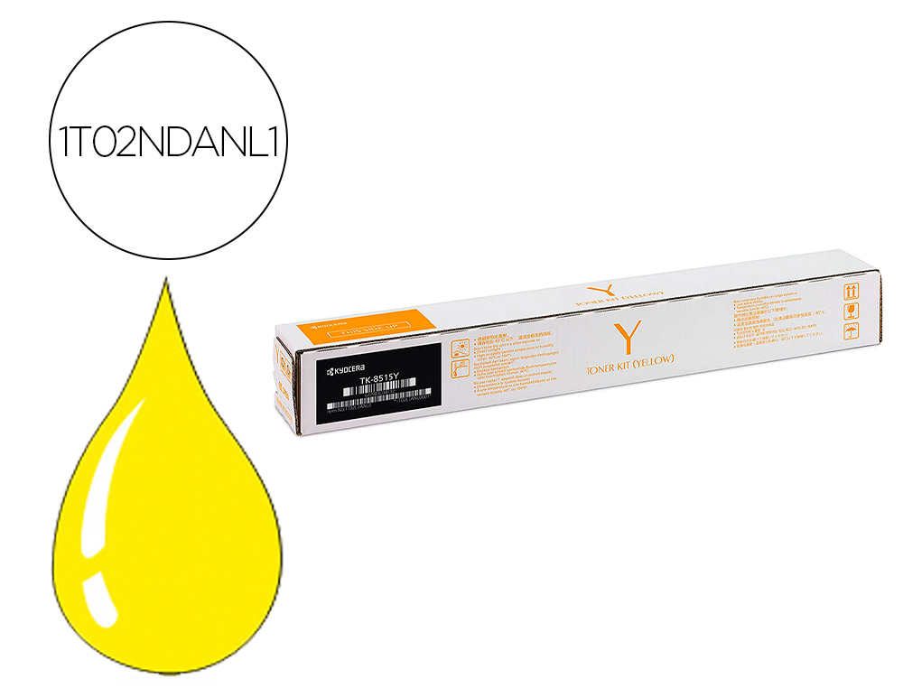 KYOCERA MITA - KYOCERA - Toner tk-8515y amarillo para taskalfa 5052ci / 6052ci (1t02ndanl0) (Ref. 1T02NDANL1)