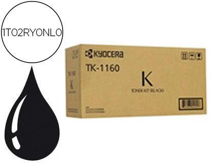 KYOCERA MITA - KYOCERA - Toner tk-1160 ecosys p2040dn negro 7200 paginas (Ref. 1T02RY0NL0)