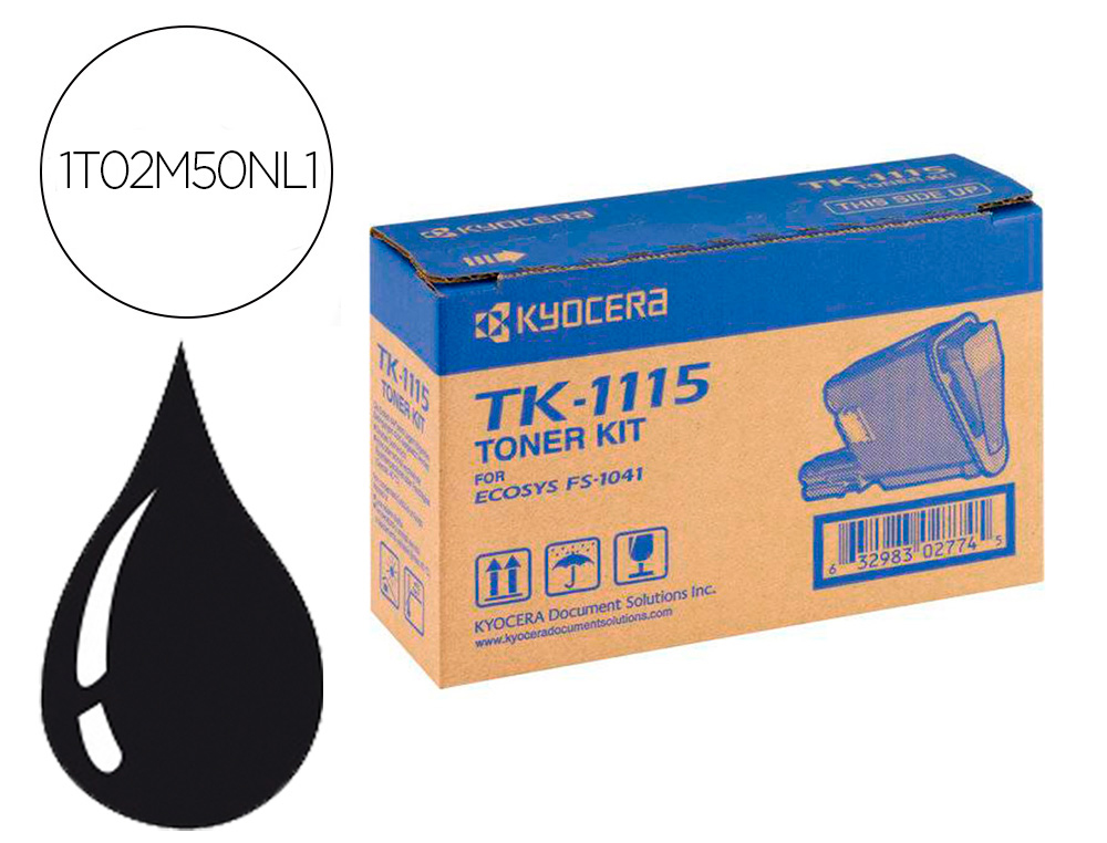 KYOCERA MITA - KYOCERA - Toner -mita fs-1041 / 1220mfp / 1320mfp negro tk1115 (Ref. 1T02M50NL1)