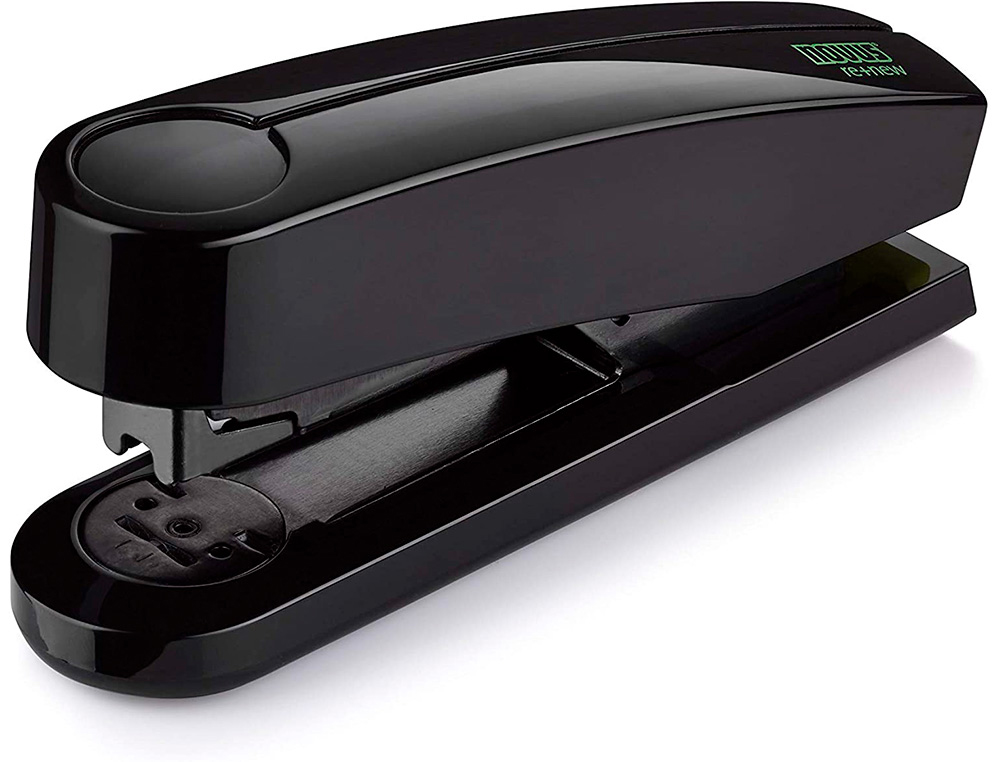 NOVUS - DAHLE - Grapadora b4 plastico abs reciclado capacidad 40 hojas usa grapas 24/6-8 y 26/6-8 color negro (Ref. 020-1932)