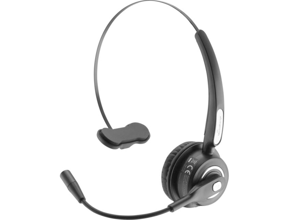 MEDIARANGE - Auricular monoaural diadema inalambrico bluetooth con microfono (Ref. MROS305)
