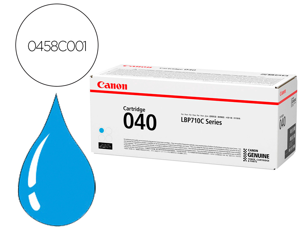 CANON - Toner 040c lbp710 lbp712 cian (Ref. 0458C001)