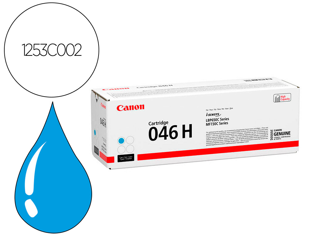 CANON - Toner 046h lbp650 mfc730 cian (Ref. 1253C002)