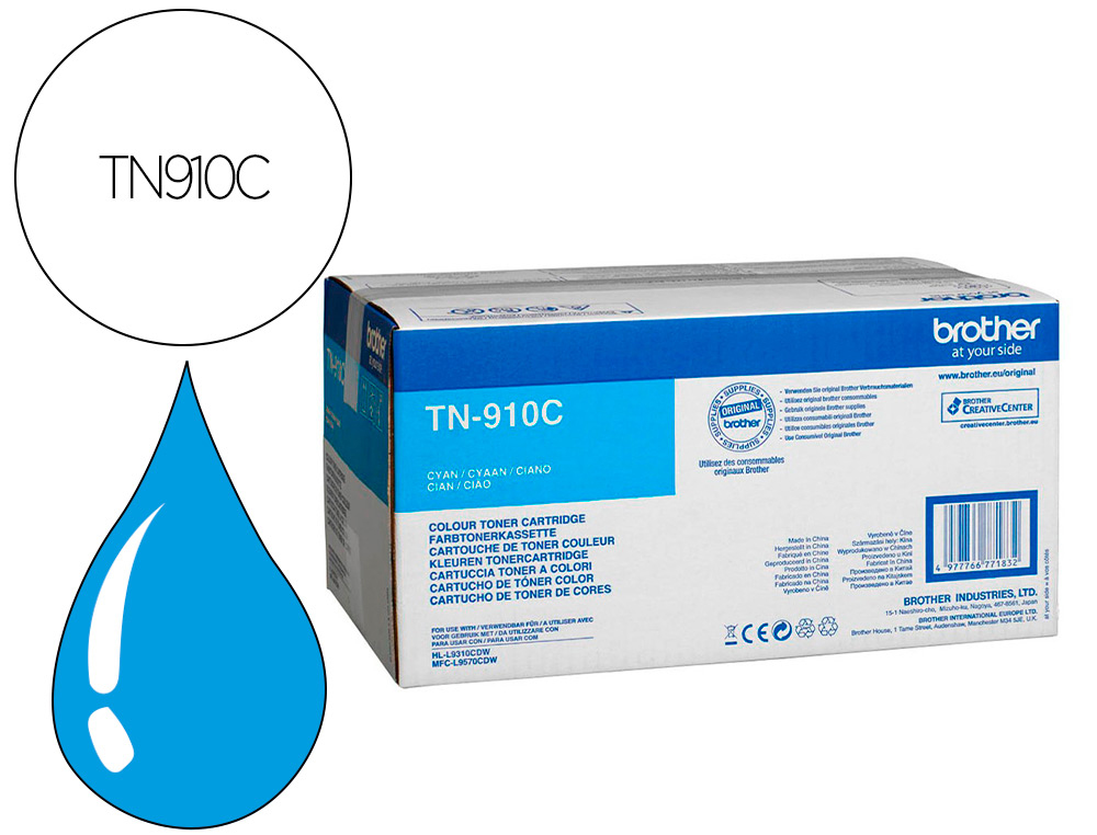 BROTHER - Toner mfc-l9570cdw tn910c cian (Ref. TN910C)