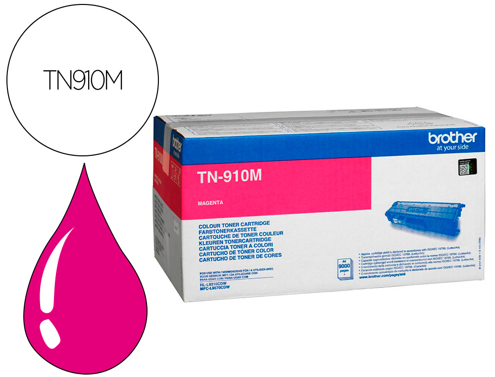 BROTHER - Toner mfc-l9570cdw tn910m magenta (Ref. TN910M)