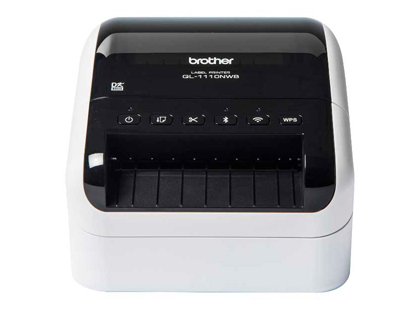 BROTHER - Impresora de etiquetas ql-1110nwb hasta 103 mm corte automatico impresion b/n usb 2.0 wifi bluetooth (Ref. QL1110NWB)