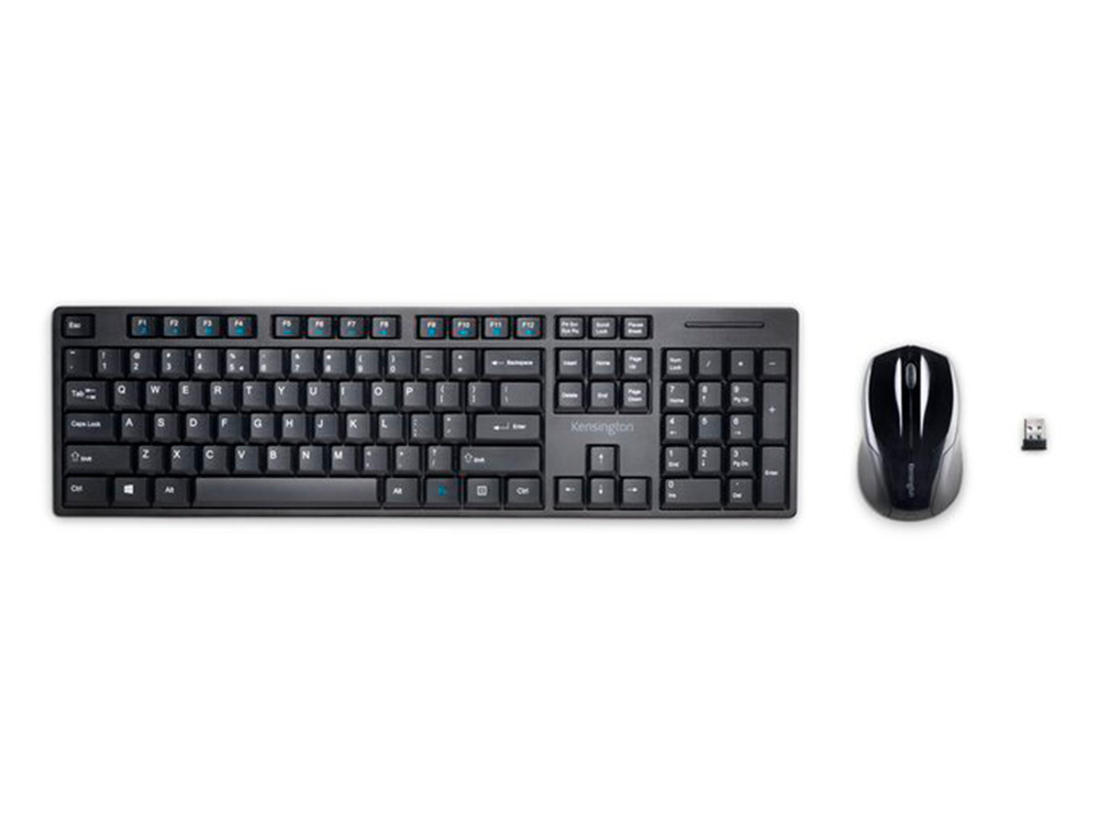 KENSINGTON - Set teclado y raton inalambrico pro fit qwerty negro (Ref. K75230ES)