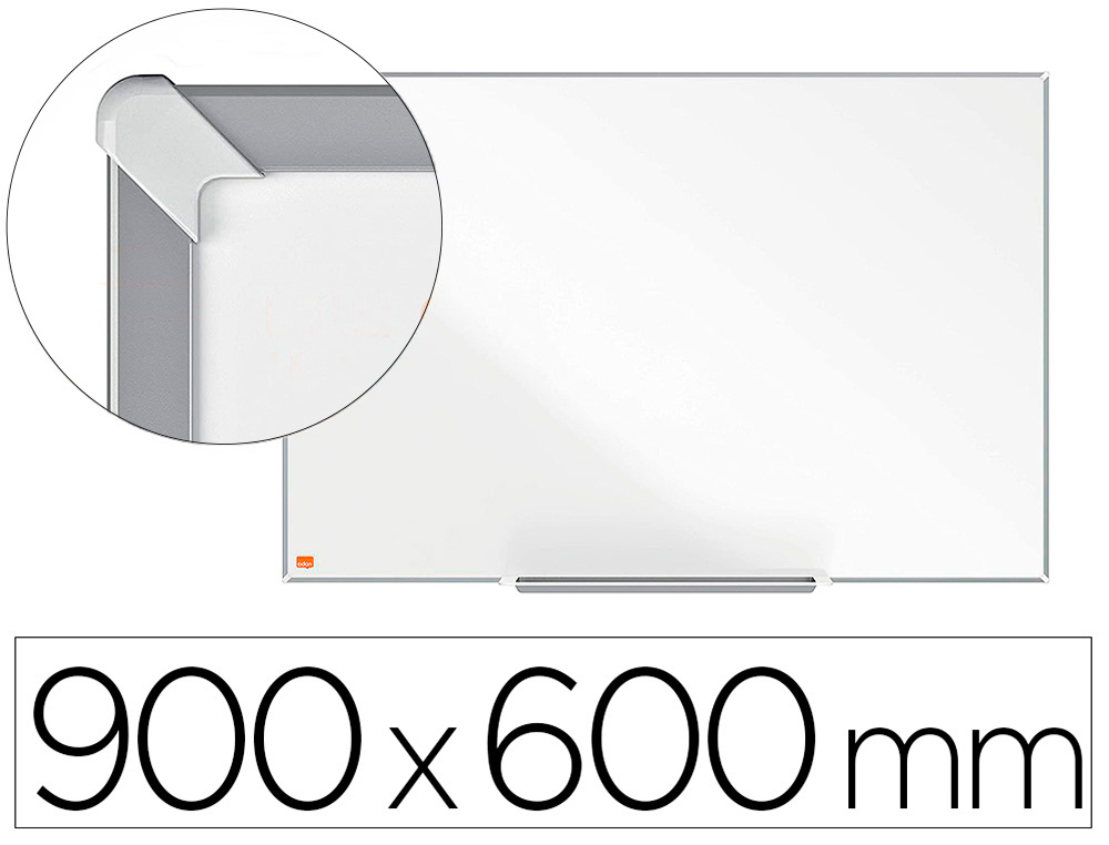 NOBO - Pizarra blanca ip pro acero vitrificado magnetico 900x600 mm (Ref. 1915395)