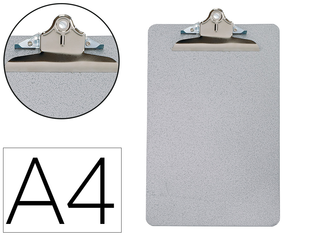 Q-CONNECT - Portanotas metalico din a4 (Ref. KF05595)