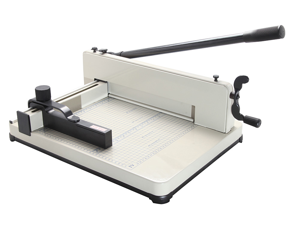 Q-CONNECT - Guillotina kf16916 manual profesional largo del corte 330 mm capacidad 400 hojas (Ref. KF16916)