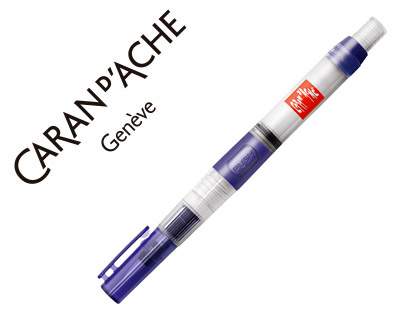 CARAN D'ACHE - CARAN D' ACHE - Pincel con deposito de agua regulable cuerpo enroscable y capuchon con clip (Ref. 115-201)