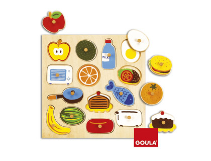GOULA - Puzzle madera in &amp; out 14 piezas (Ref. 53024)