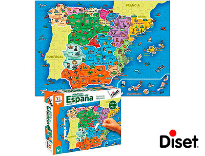 DISET - Juego didactico provincias de españa (Ref. 68942)