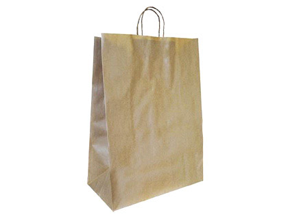 Q-CONNECT - Bolsa kraft reciclado asa retorcida 270x120x360 mm (Ref. KF18674)