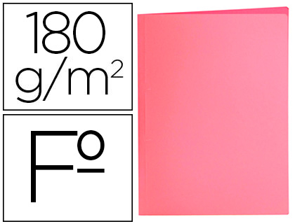 LIDERPAPEL - Subcarpeta folio rosa pastel 180g/m2 (Ref. SC39)