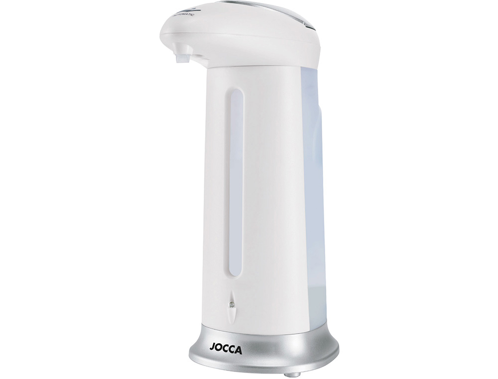JOCCA - Dispensador automatico jabon/gel con indicador led capacidad 280 ml 83x125x200 mm (Ref. 1522)