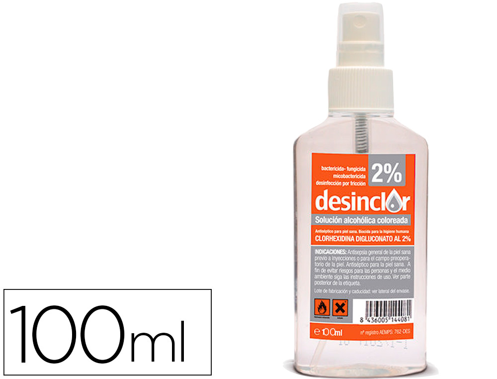 Desinclor solucion 2% alcoholica bote de 100 ml (Ref. 2226IN)