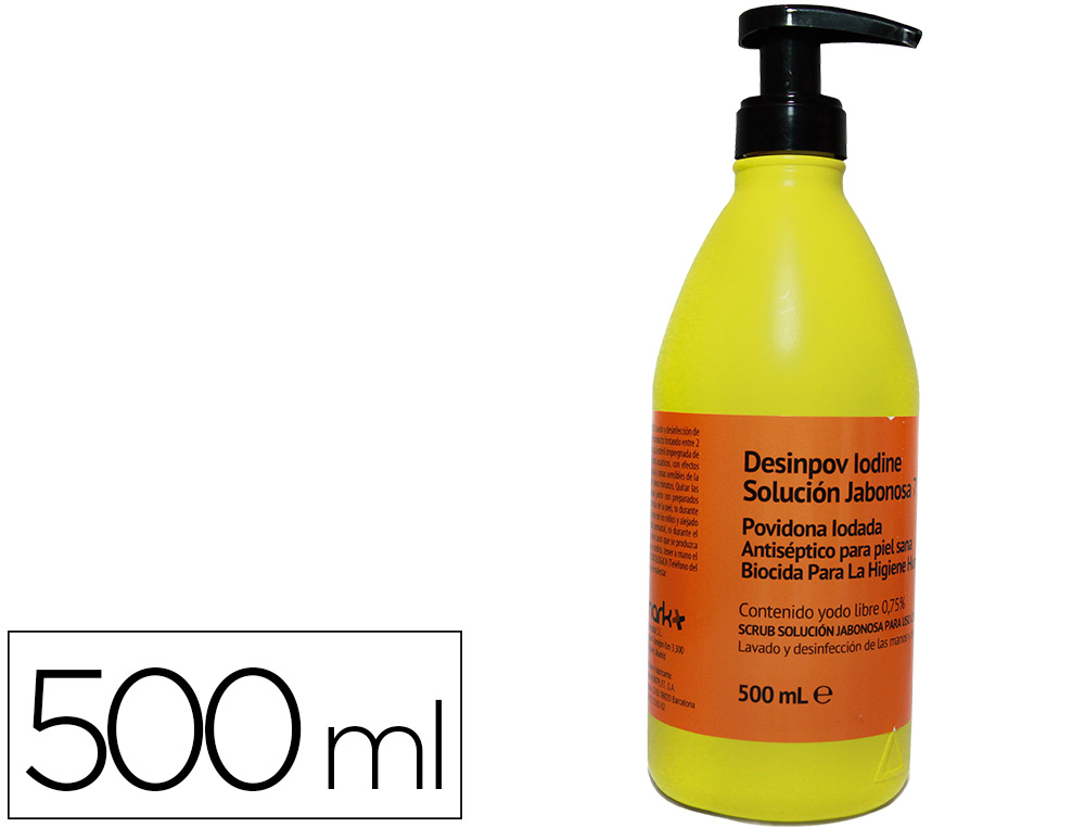 Solucion antiseptica clorhexidina desinclor jabon 0,8 % bote de 500 ml (Ref. 34)