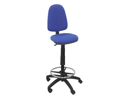 PIQUERAS Y CRESPO - Taburete pyc con respaldo regulable en altura azul 1000+230x480x460 mm (Ref. T04CPBALI229)
