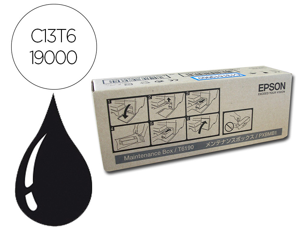 EPSON - Ink-jet caja mantenimiento t619 sc-p5000 / stylus pro 4900 / business ink b300 / b500 (Ref. C13T619000)