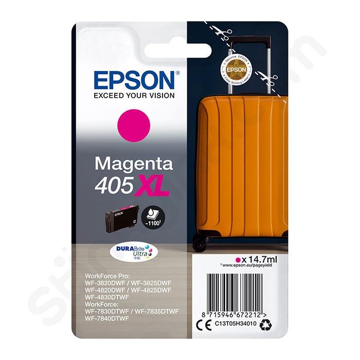 EPSON - Ink-jet 405 xl wf-3820dwf / wf-4820dwf / wf-7830dtwf / wf-7840dtwf alta capacidad magenta (Ref. C13T05H34010)