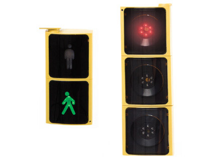 AMAYA - Semaforo led con control remoto para vehiculos y peatones (Ref. 411050)