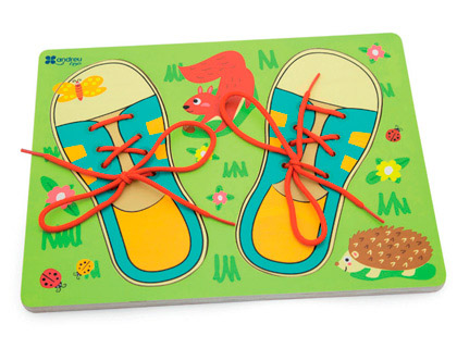 ANDREUTOYS - Juego enhebrar hilar y coser 30x22,5x1,3cm (Ref. 16420A)