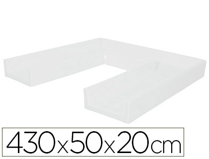 SUMO DIDACTIC - Circuito modular de gateo 430x50x20 cm blanco (Ref. 448 B)