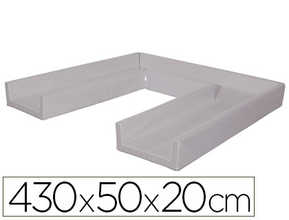 SUMO DIDACTIC - Circuito modular de gateo 430x50x20 cm gris (Ref. 448 G)