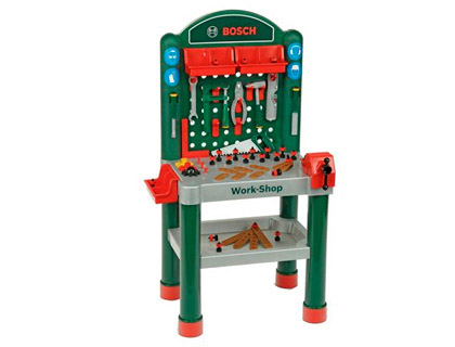 THEO KLEIN - Banco de trabajo bosch con accesorios 59x72x15,5 cm (Ref. 8320)