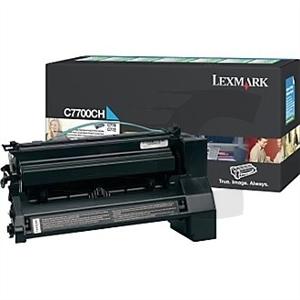 LEXMARK - C-770/772 CARTUCHO CIAN ALTO RENDIMIENTO RETORNABLE (Ref.C7700CH)