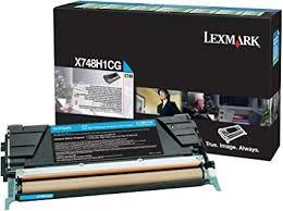 LEXMARK - TONER LASER CIAN 10.000 PGINAS RETORNABLE X/748DE/7 (Ref.X748H1CG)