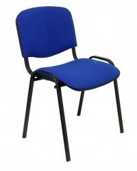 PIQUERAS Y CRESPO - SILLA ALCARAZ CONFIDENTE APILABLE ASIENTO TAPIZADO ARAN AZUL - Pack 4 sillas (Ref.PACK426ARAN229)