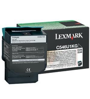 LEXMARK - C546DTN X546DTN TONER NEGRO RETORNABLE (Ref.C546U1KG)