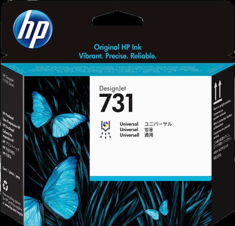 HP - CABEZAL BK / C / M / Y - DESIGNJET T520 / T120 / T1700 - Nº 731 (Ref.P2V27A)