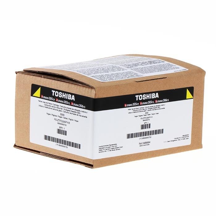TOSHIBA - TONER AMARILLO E-STUDIO 305 CP, 305 CS, 306 CS - T-FC305PY-R (Ref.6B000000752/3)