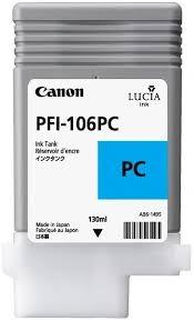 CANON - IPF-6300/6400/6450/8400/9400/9400S CARTUCHO FOTO CIAN PFI 106 PC (Ref.6625B001AA)