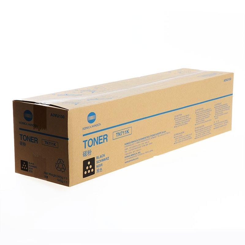 KONICA MINOLTA - KONICA-MINOLTA TONER NEGRO BIZHUB C654E/C754 - TN-711BK *ALTA CAPACIDAD* (Ref.A3VU150)