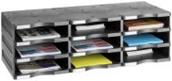 ARCHIVO 2000 - MODULO ARCHIVODOC A4 APAISADO 9 CAJONES ESTANDAR NEGRO (Ref.6533 NE)